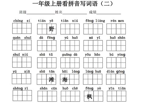 拼音听写,拼音听写练习缩略图