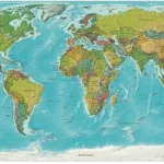 世界地图地图(世界地图地球仪)缩略图