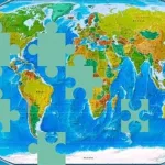 世界地图拼图,世界地图拼图7-15岁儿童益智缩略图