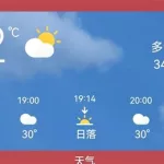 当前天气,当前天气状况缩略图